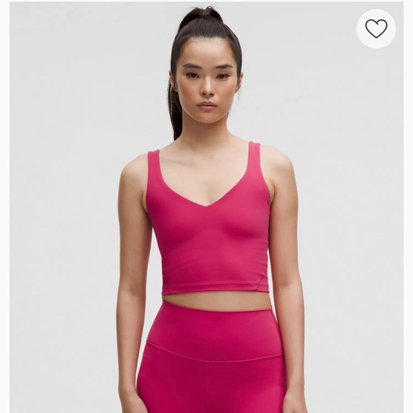 Bright pink Lululemon align top - Picture 1 of 4